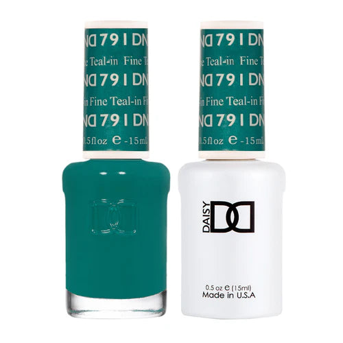 Strengthening nail varnish-DND Duo - Teal-in' Fine - 791