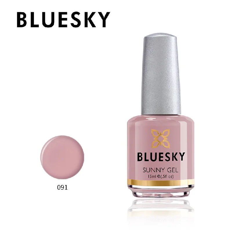 Glitter nail gel overlay-Bluesky Sunny Gel 15ml nail polish 091 DEEP FAWN