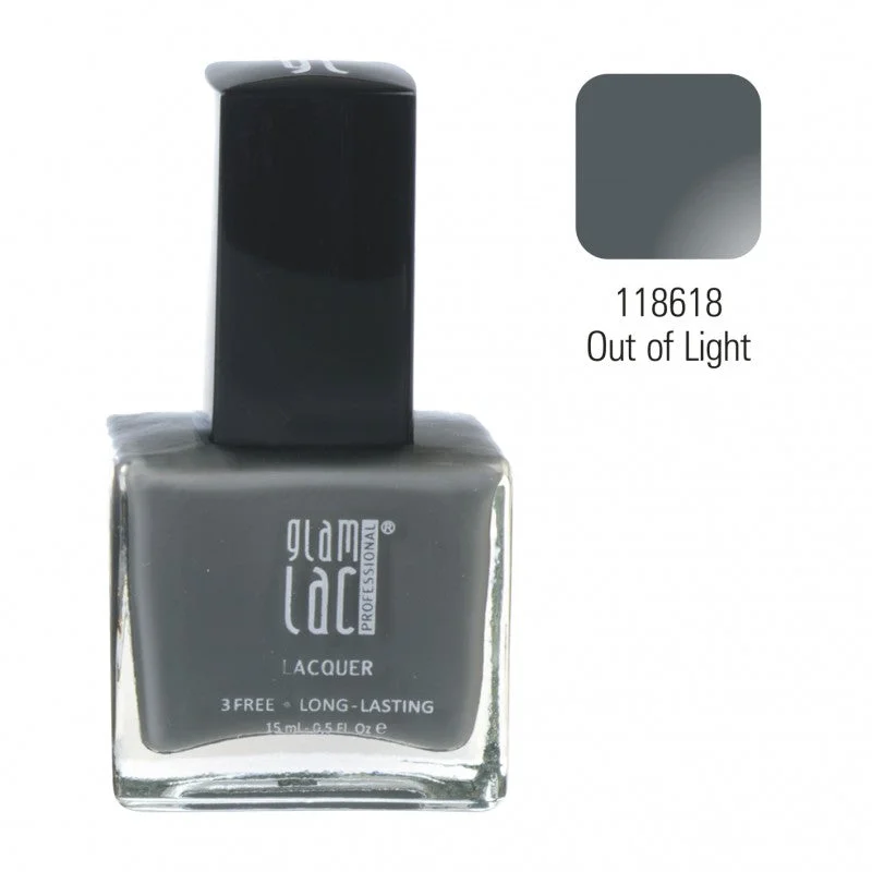 Long-wear nail gloss-SALE! GlamLac gel effect nail lacquer polish 15 ml, 118618 OUT OF LIGHT