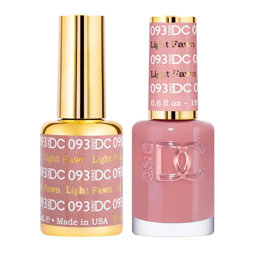 Mild nail polish remover-DND DC Duo - Light Fawn - 093