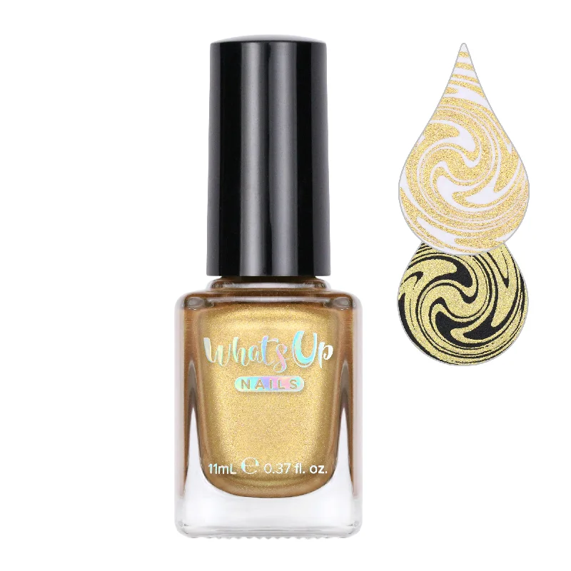 Strengthening nail gel topper-Whats Up Nails - Go for Gild Stamping Polish