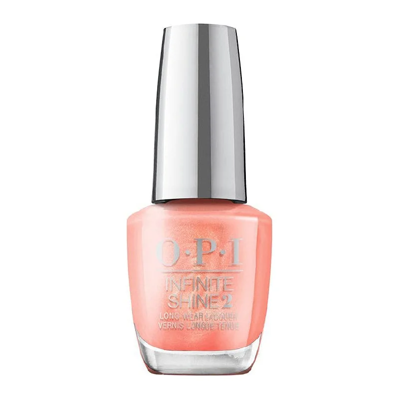 Soft nail gel finish-OPI Infinite Shine Me Myself & OPI Collection Data Peach