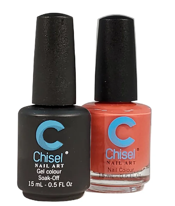 Smooth nail polish finish-CHISEL DUO GEL & LACQUER COMBO- 37