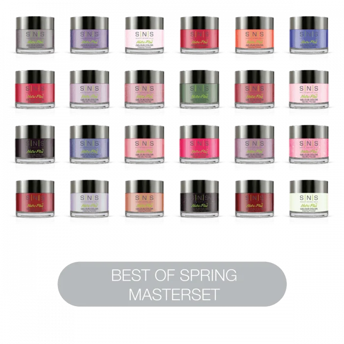 Strong nail adhesive-SNS Dip Powder Best of Spring Master Set