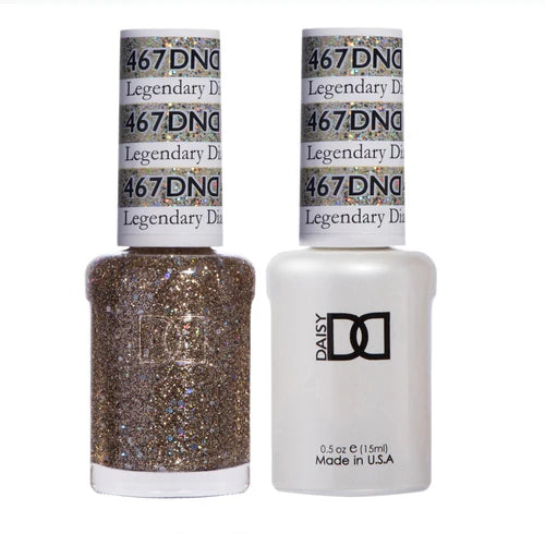 Glittery nail art toppers-DND Duo - Legendary Diamond - 467