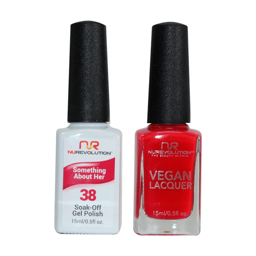 Quick-cure nail gloss-NuRevolution Trio Duo Gel & Lacquer 038 Something About Her