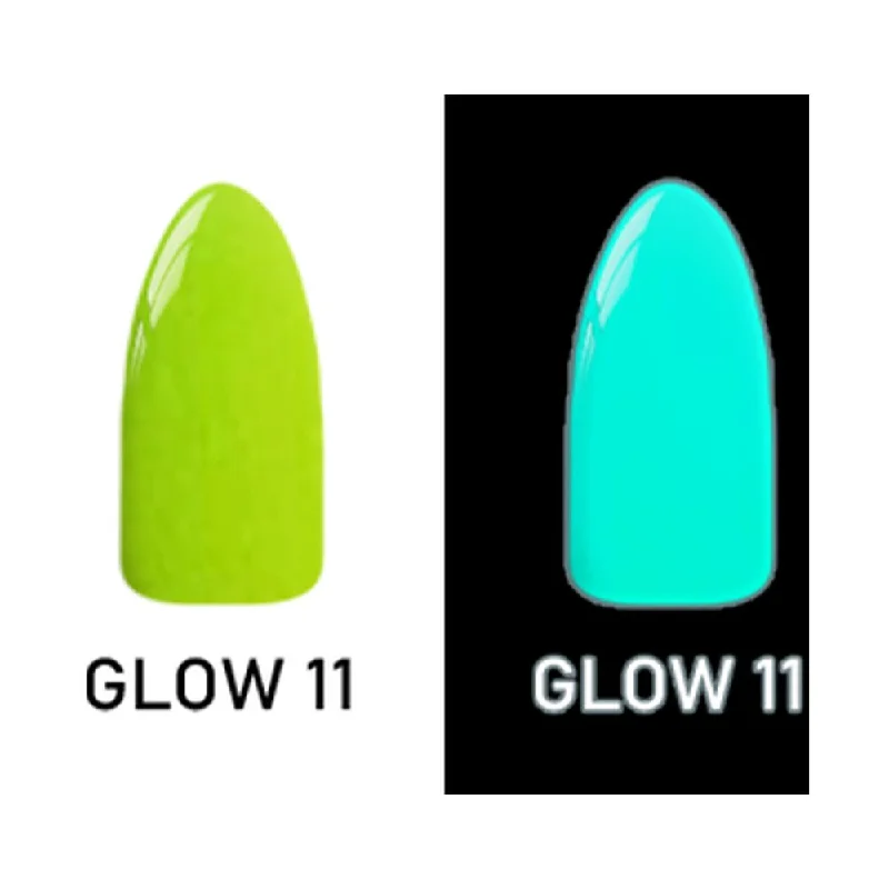 Mirror nail gel powder-CHISEL GLOW IN THE DARK 11 - 2OZ