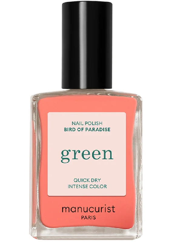 Quick-cure nail gloss-Manucurist Green Nail Polish Bird of Paradise