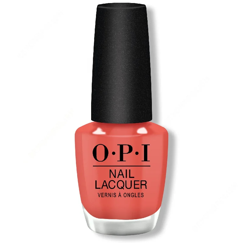 Mirror nail gel powder-OPI Nail Lacquer - Tempura-ture is Rising! 0.5 oz - #NLT89