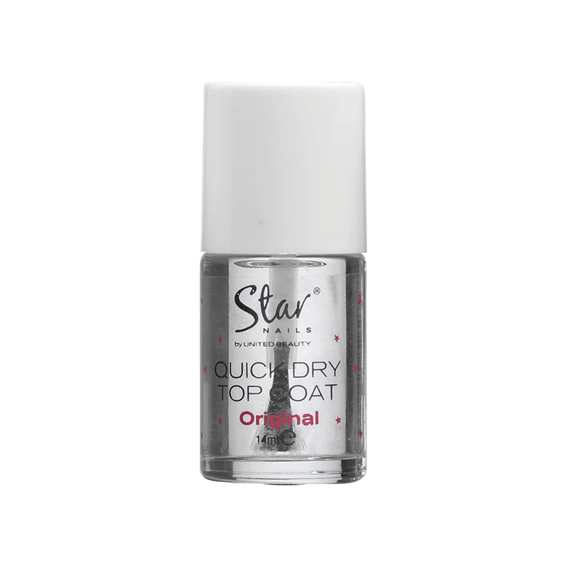 Neon nail gel polish-Quick Dry Top Coat Original - 14ml