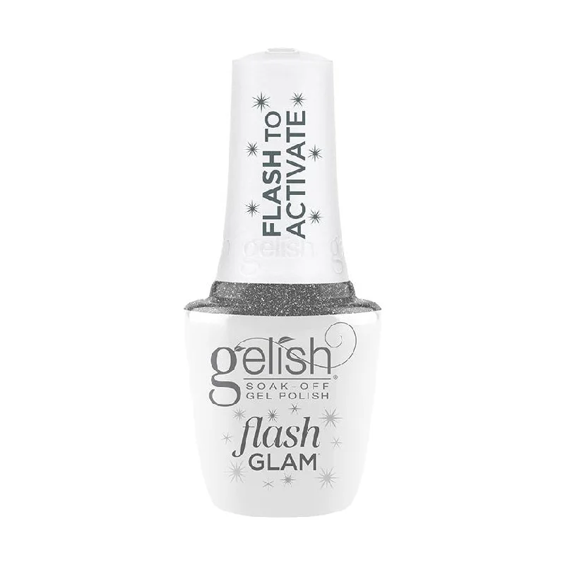 Vibrant nail lacquer-Gelish Soak-Off Gel Polish Flash Glam Collection Dripping In Bling