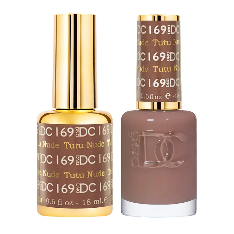 Shiny nail gel finish-DND DC Duo - Tutu Nude - 169