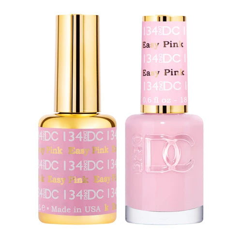 Scented nail polish remover-DND DC Duo - Easy Pink - 134