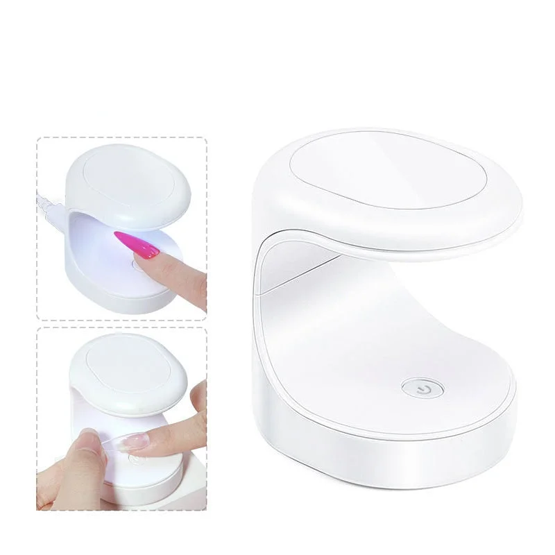 Matte nail polish overlay-Wholesale USB Portable Mini Nail Art Phototherapy Lamp