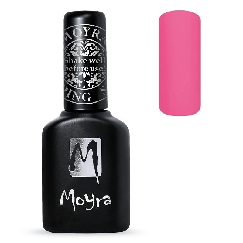 Anti-chip nail gloss-Moyra - FP 09 Pink Foil Stamping Polish