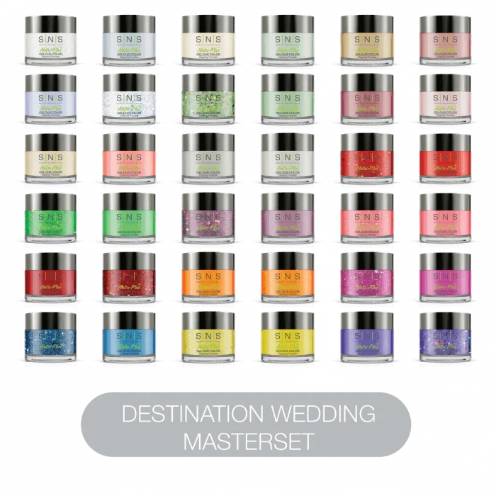 Pastel nail gel shades-SNS Dip Powder Destination Wedding Master Set