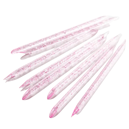 Pastel nail varnish-Plastic cuticle sticks for manicure & pedicure, 5 pieces