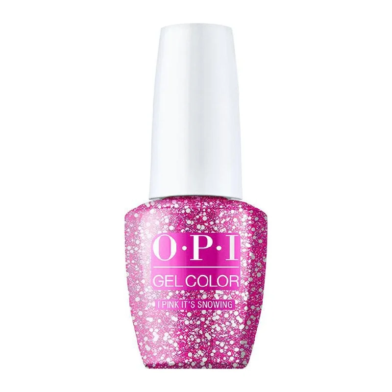 Eco-friendly nail polish-OPI GelColor Jewel Be Bold Collection I Pink It's Snowing