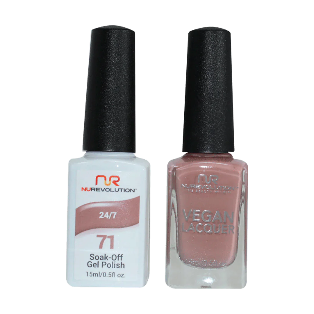 Bright nail gel shades-NuRevolution Trio Duo Gel & Lacquer 071 24/7