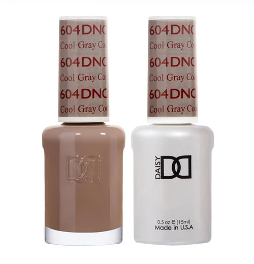 Neon nail polish colors-DND Duo - Cool Gray - 604