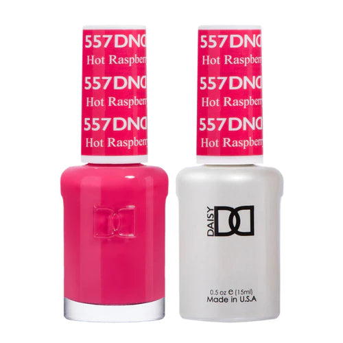 Chrome nail gel polish-DND Duo - Hot Raspberry - 557