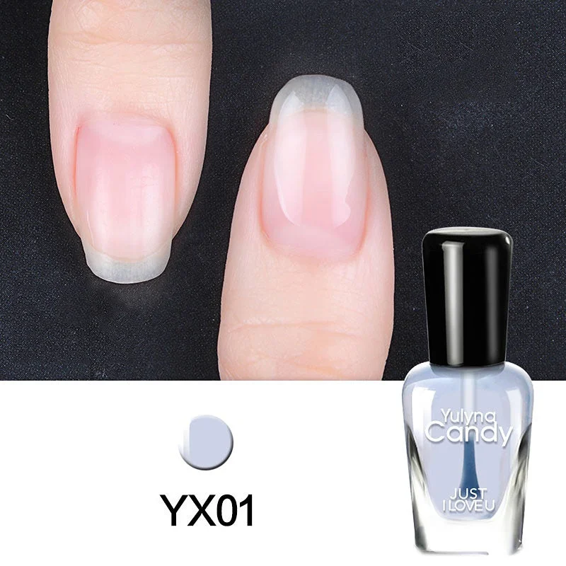 Vibrant nail gel shades-Wholesale Transparent Tear Off Nail Polish