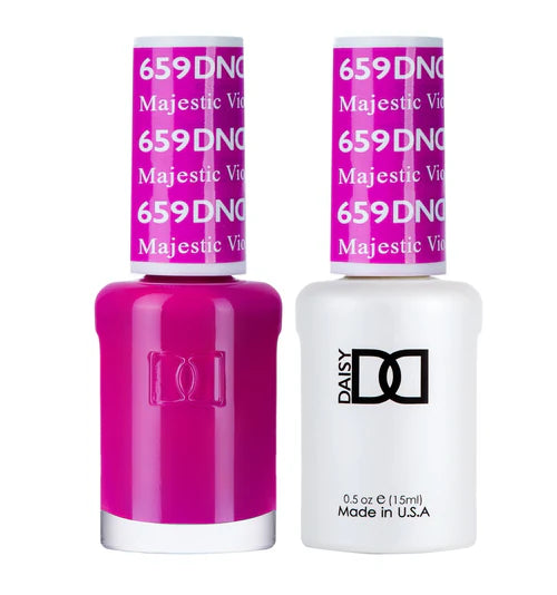 Pastel nail gel shades-DND Duo - Majestic Violet - 659