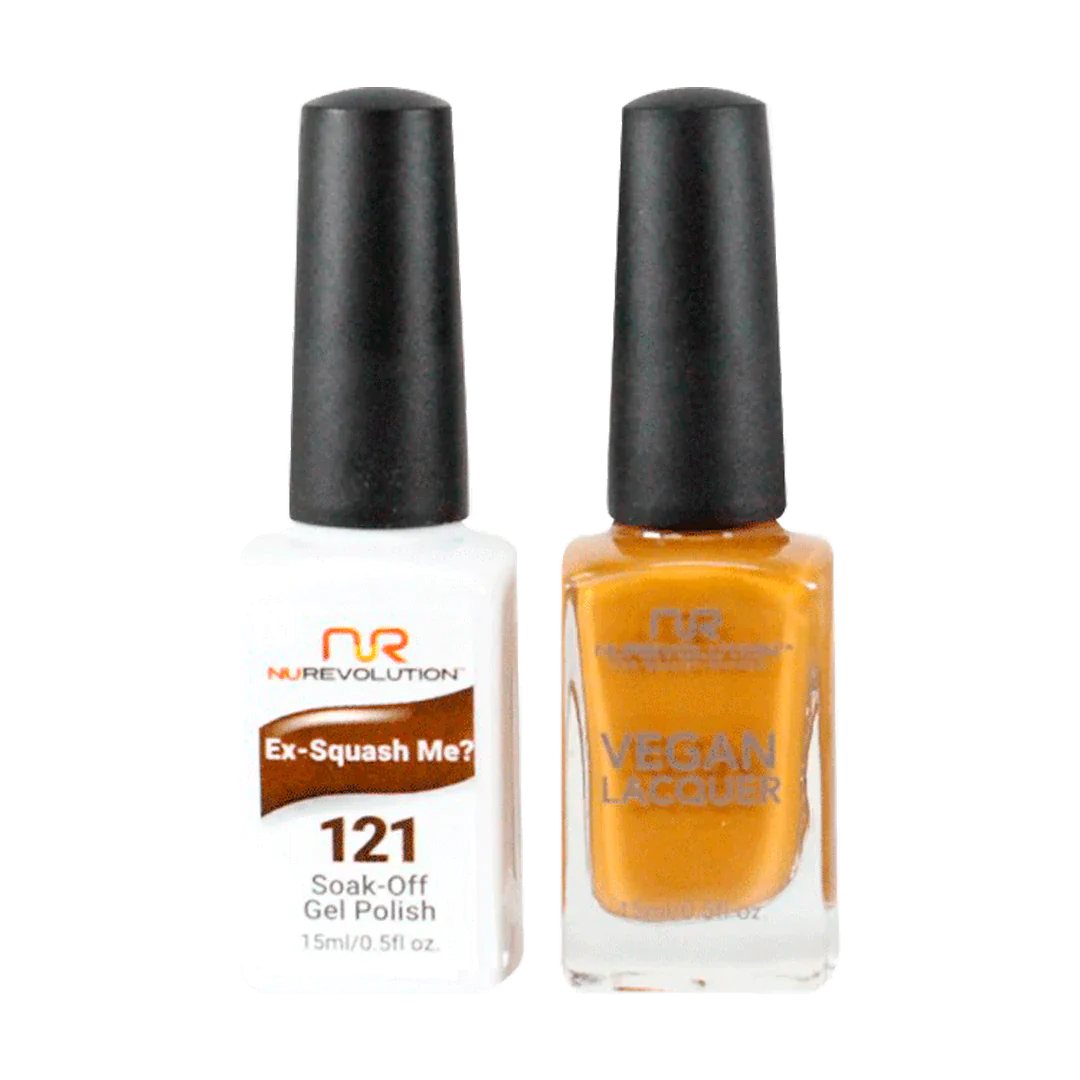 Moisturizing cuticle balm-NuRevolution Trio Duo Gel & Lacquer 121 Ex-Squash Me?