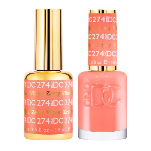 Ombre nail varnish shades-DND DC Duo - Zesty Vibes - 274