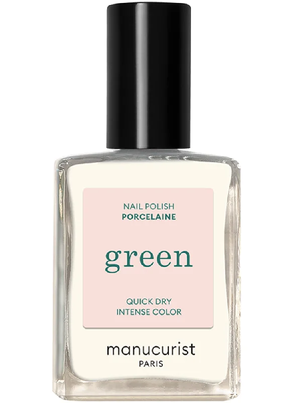 Fast-acting nail adhesive-Manucurist Green Nail Polish Porcelaine