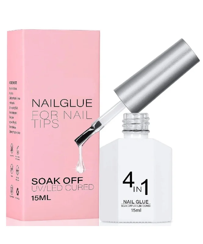 Strengthening nail top coat-Liquid Nail Glue for Softgel False Tips