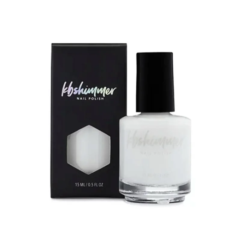 Holographic nail gel polish-KBShimmer - Nail Polish - White Here White Now