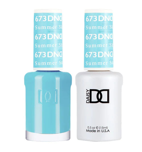 Rechargeable nail dryer-DND Duo - Summer Sky - 673