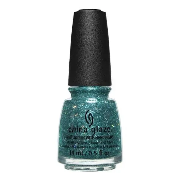 Chrome nail powder-China Glaze - I Speak Glitter 0.5 oz - #58176