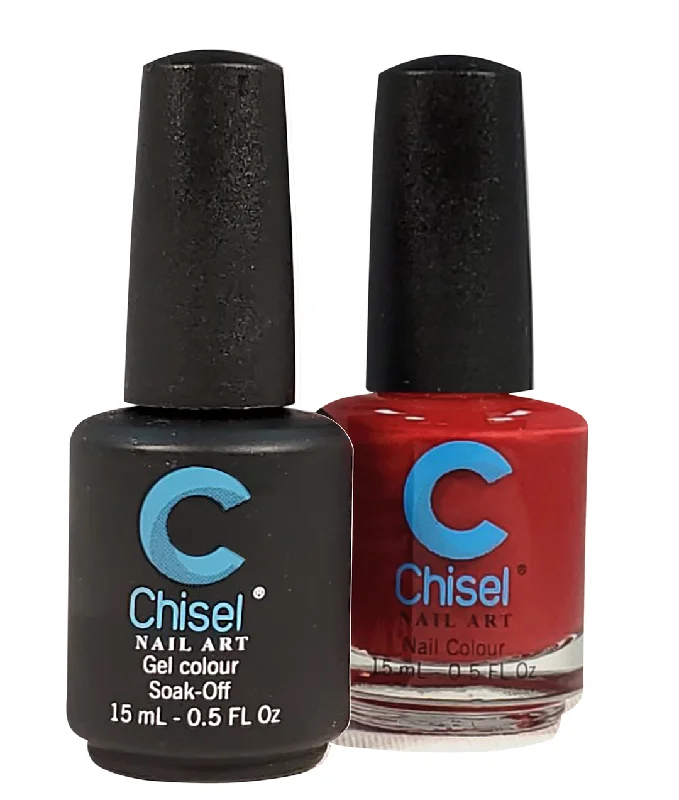 Pastel nail varnish colors-CHISEL DUO GEL & LACQUER COMBO- 55