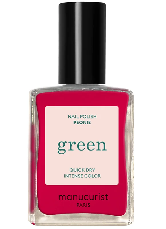 Smooth nail varnish top coat-Manucurist Green Nail Polish Peonie