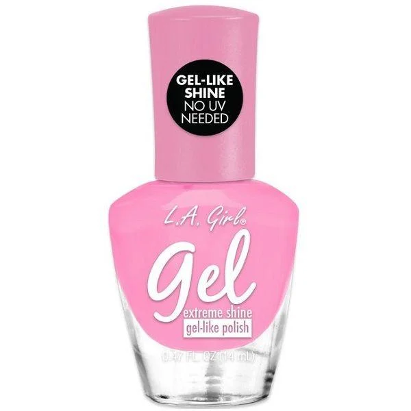 Dual-color nail varnish-LA Girl Pinky Swear Gel Extreme Shine Polish