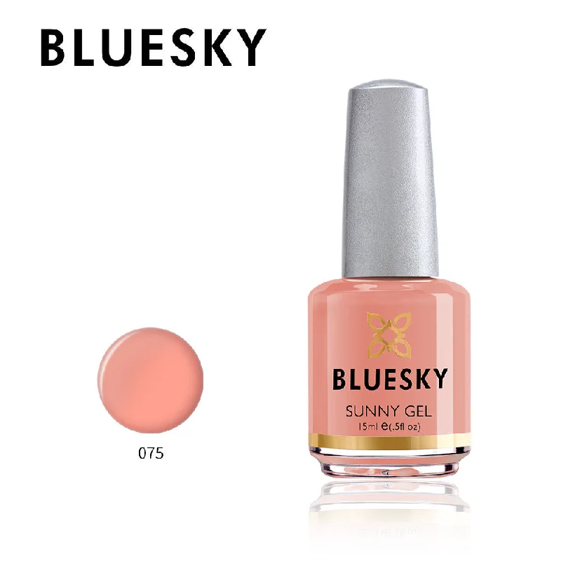 Flexible nail adhesive-Bluesky Sunny Gel 15ml nail polish 075 TEASE