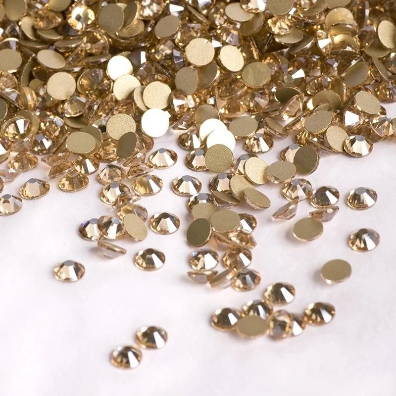 Strong nail glue-Golden Shadow Rhinestones