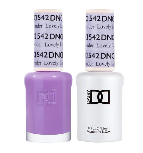 Glitter nail art accents-DND Duo - Lovely Lavender - 542