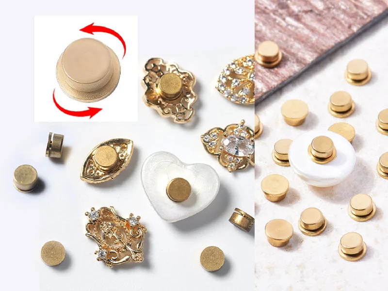 Metallic nail art designs-2pcs Brass Rotary Base Platform for Nails