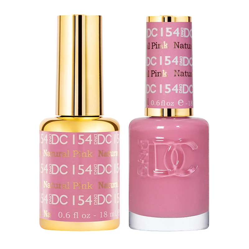 Anti-chip nail top coat-DND DC Duo - Natural Pink - 154