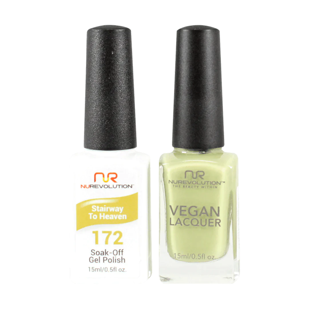 Premium nail primer-NuRevolution Trio Duo Gel & Lacquer 172 Stairway to Heaven