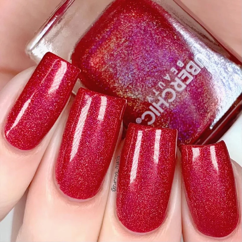 Smooth nail gel topper-UberChic Beauty - Holo Berry Nail Polish