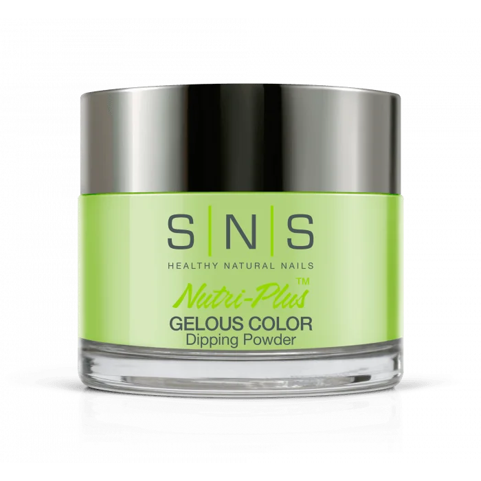 Pastel nail gel tones-SNS Dip Powder BM27 Chartreuse