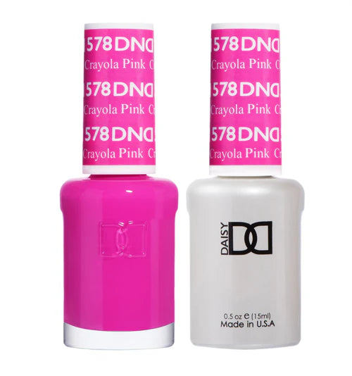 Professional nail dip kits-DND Duo - Crayola Pink - 578