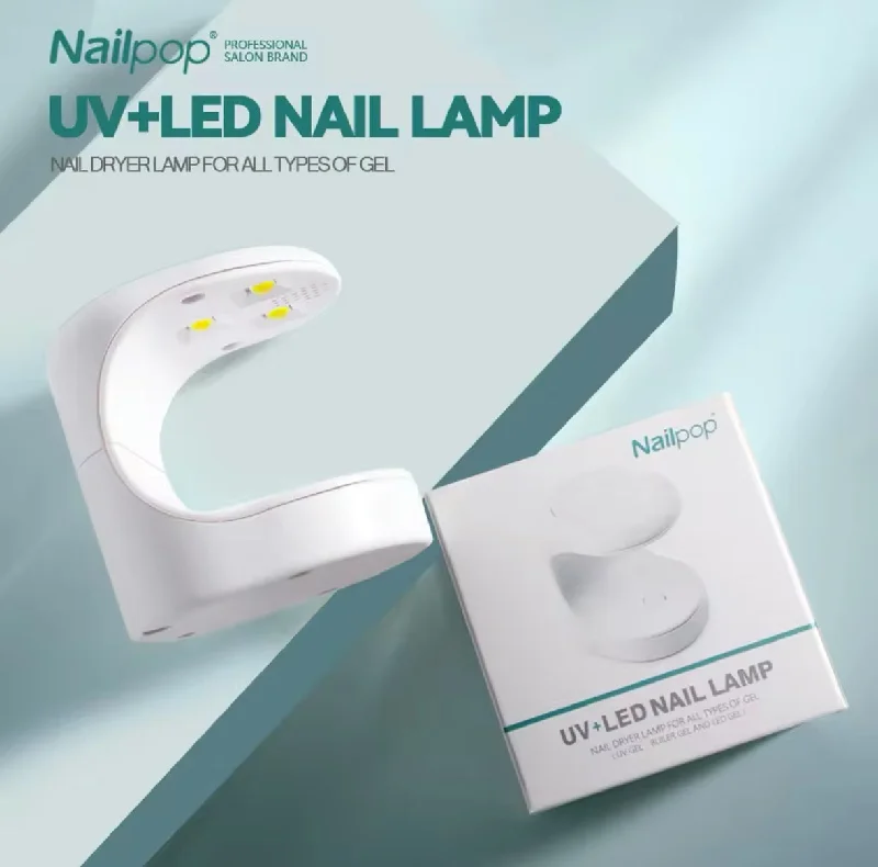 Durable nail gel polish-NailPop Mini UV/LED Nail Lamp - USB Powered